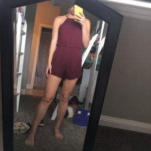 Maroon romper